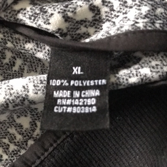 BCBG Maxazria Sheer Sleeve Zip Up Baseball-Style Jacket - Picture 4 of 4